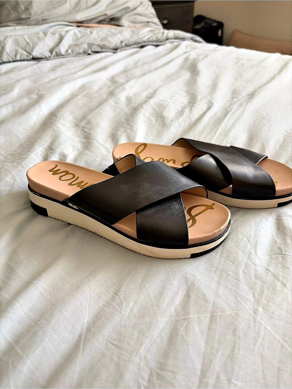 Sam Edelman Black Platform Sandals!